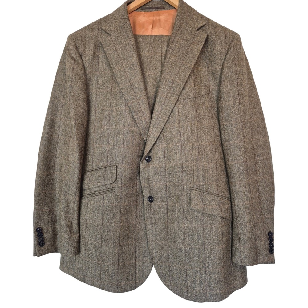 Walker‎ Slater Edward Jacket & Edward II Trouser Suit Set Scottish Wool Tweed